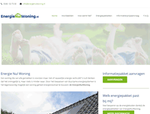 Tablet Screenshot of energienulwoning.nl